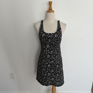 black top white skirt dress Mariabella Contrast Bodice Maxi Dress Black/White main image 0